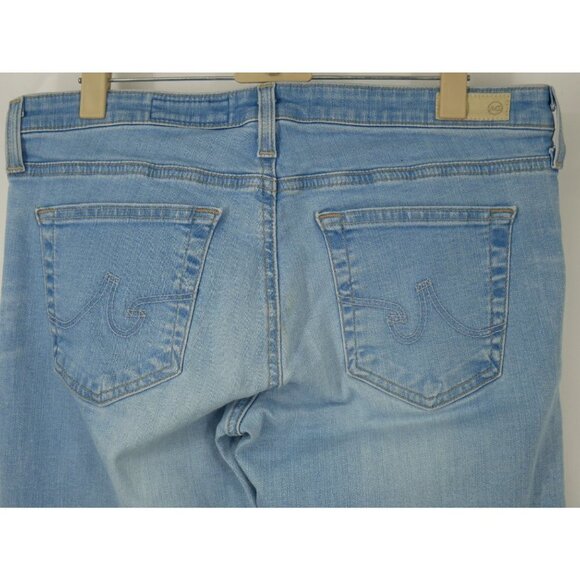 AG Adriano Goldschmied The Stilt Roll Up Jeans in Light Blue 30 - Picture 4 of 6